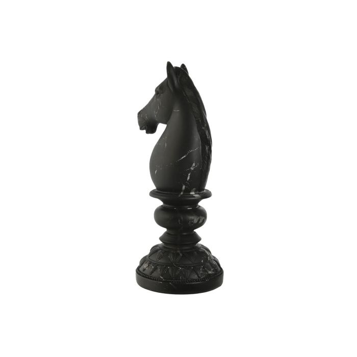 Figura Decorativa Home ESPRIT Negro Caballo 13 x 13 x 33 cm 1