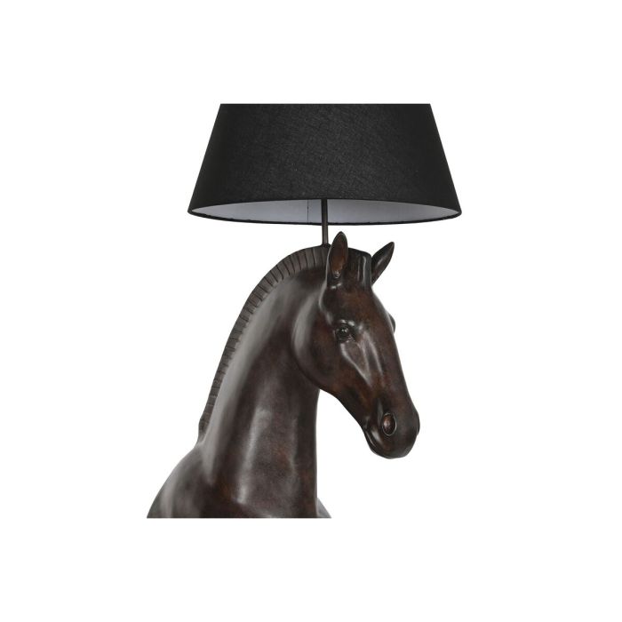 Lámpara de Pie Home ESPRIT Negro Marrón oscuro Resina 50 W 220 V 47 x 40 x 153 cm 7