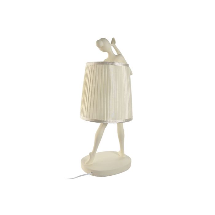Lámpara de mesa Home ESPRIT Blanco Resina 40 W 220 V 29 x 25 x 62,5 cm 2