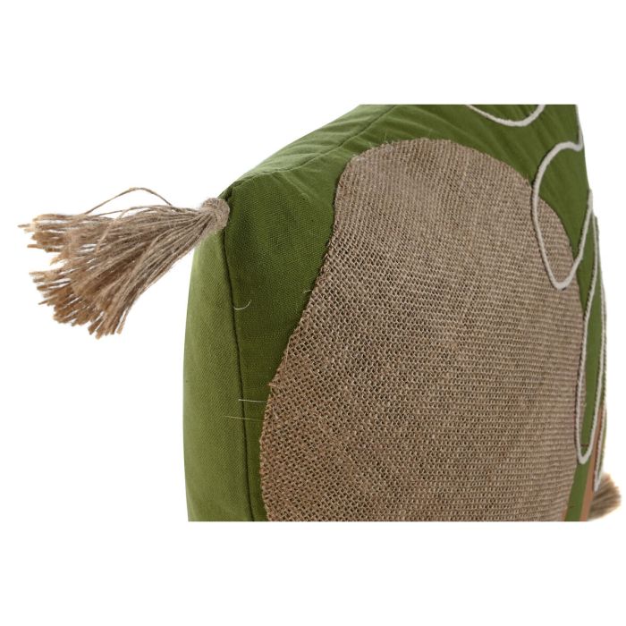 Cojín Home ESPRIT Verde Boho 45 x 5 x 45 cm 4