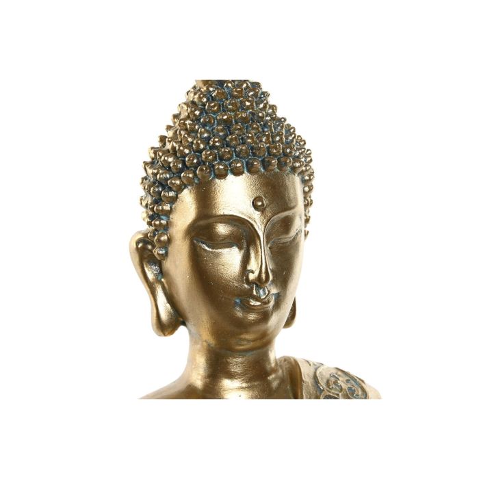 Figura Decorativa Home ESPRIT Dorado Buda Oriental 29 x 16 x 37 cm 3