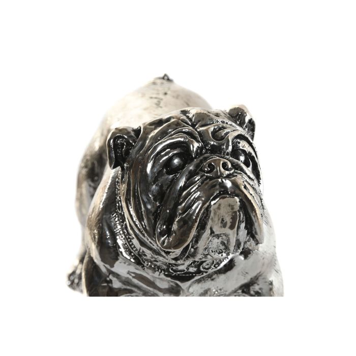 Figura Decorativa Home ESPRIT Plateado Perro Loft 28,5 x 11 x 16 cm 2