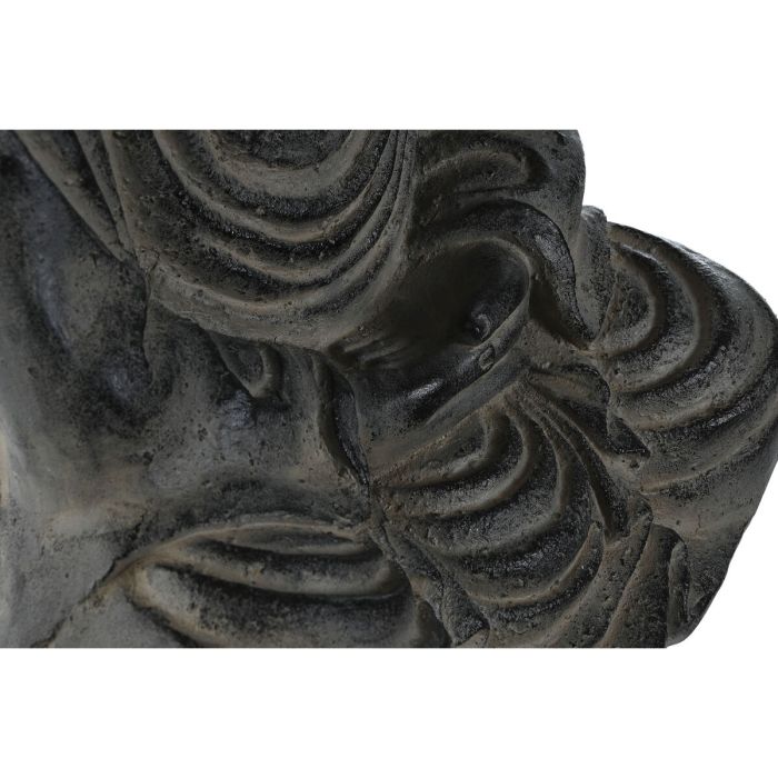 Figura Decorativa Home ESPRIT Gris Buda Oriental 35 x 24 x 52 cm 2