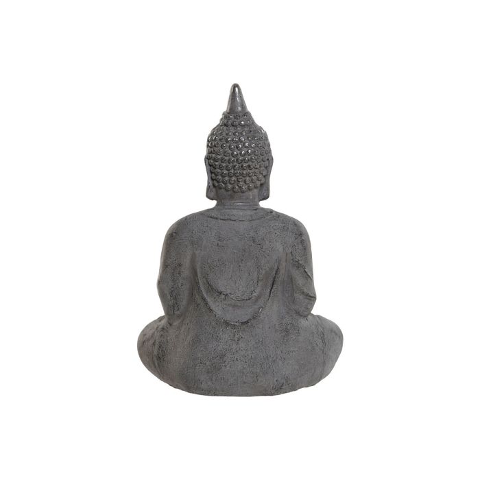 Figura Decorativa Home ESPRIT Gris Buda Oriental 50 x 30 x 69 cm 1