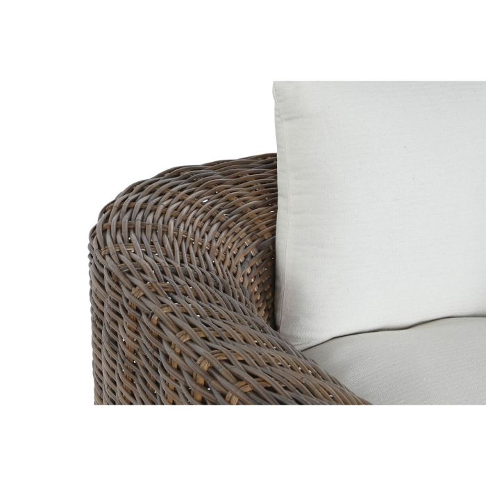 Sillón Home ESPRIT Natural Marrón oscuro 100 x 85 x 68 cm 5