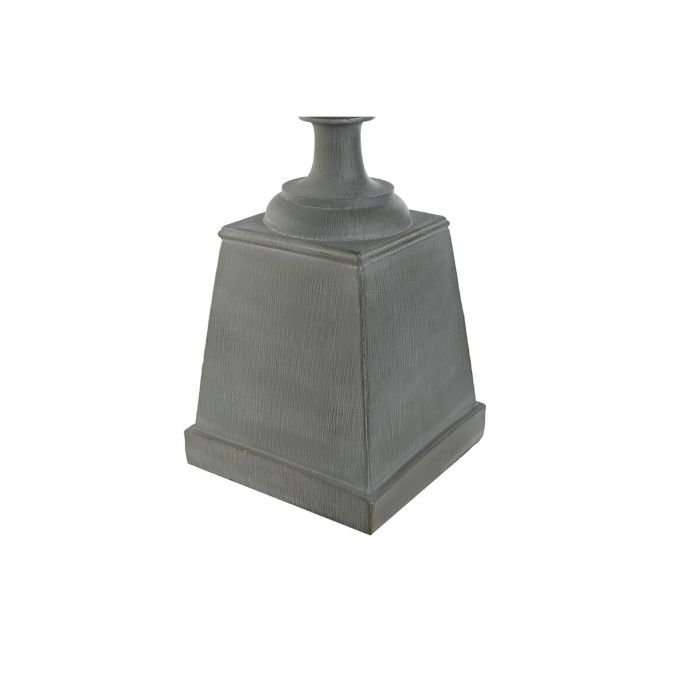 Lámpara de mesa Home ESPRIT Blanco Gris Resina 35,5 x 35,5 x 79 cm 3