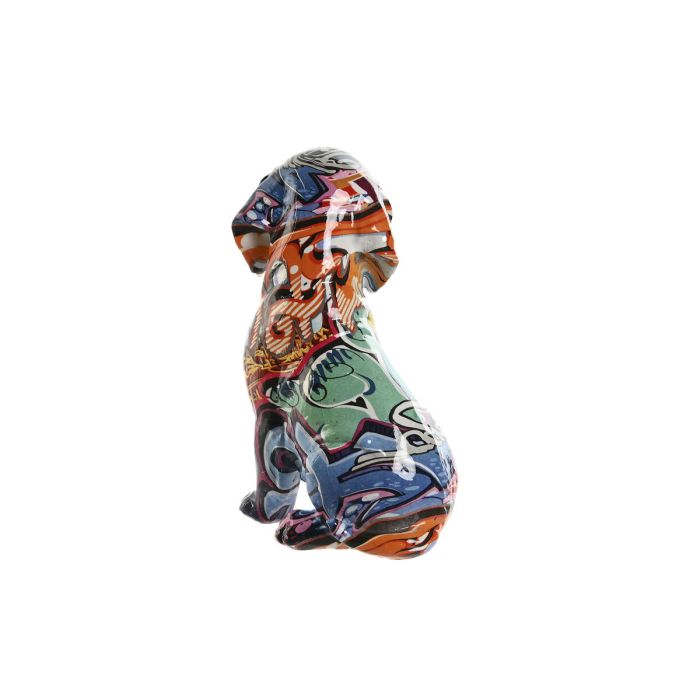 Figura Decorativa Home ESPRIT Multicolor Perro 13,5 x 9,5 x 19,5 cm 1