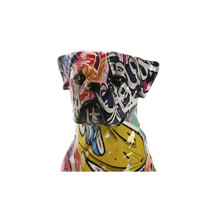 Figura Decorativa Home ESPRIT Multicolor Perro 14 x 9 x 19,5 cm 2