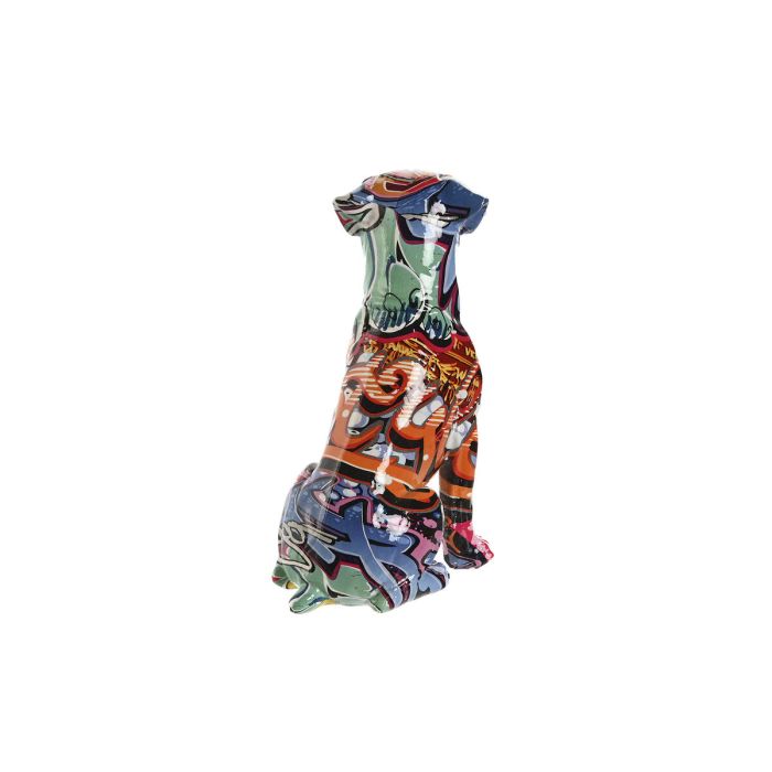 Figura Decorativa Home ESPRIT Multicolor Perro 14 x 9 x 19,5 cm 1