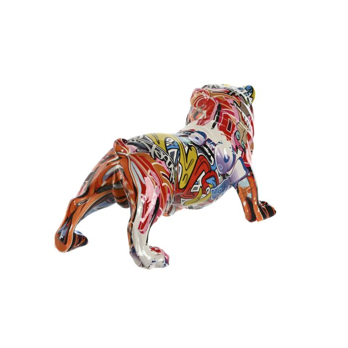 Figura Decorativa Home ESPRIT Multicolor Perro 25,5 x 12 x 13,5 cm 1
