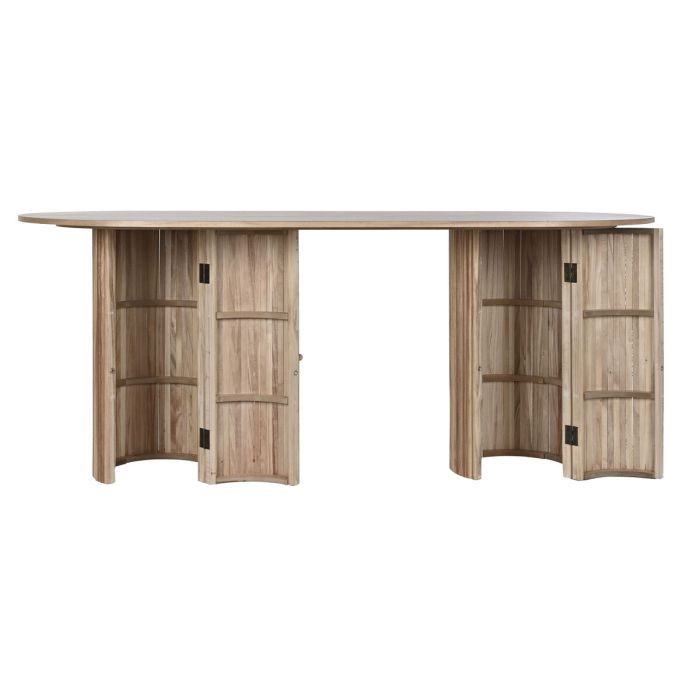 Mesa de Comedor Home ESPRIT Natural Madera de Paulonia Madera MDF 180 x 90 x 75 cm 6