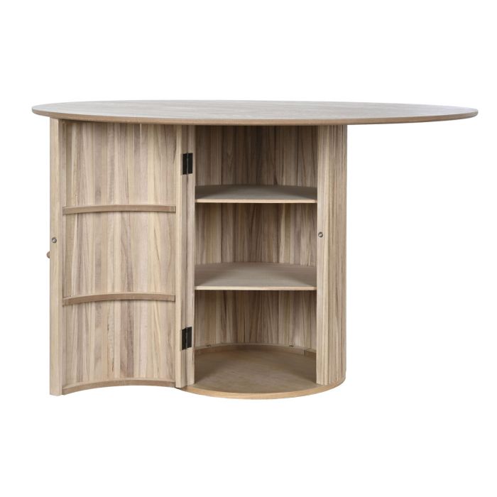 Mesa de Comedor Home ESPRIT Natural Madera MDF 120 x 120 x 77 cm 6