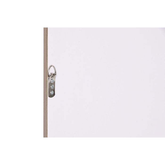 Espejo de pared Home ESPRIT Blanco Marrón Beige Gris Cristal Poliestireno 63,3 x 2,6 x 89,6 cm (4 Unidades) 1