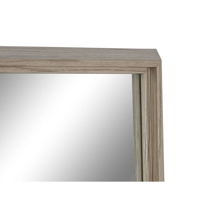 Espejo de pared Home ESPRIT Blanco Marrón Beige Gris Cristal Poliestireno 33,2 x 3 x 125 cm (4 Unidades) 3