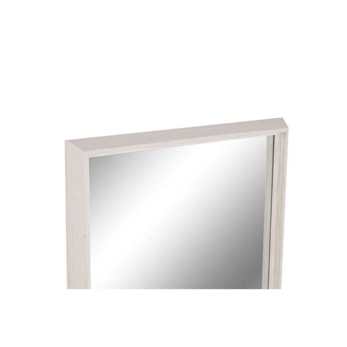 Espejo de pared Home ESPRIT Blanco Marrón Beige Gris Cristal Poliestireno 33,2 x 3 x 125 cm (4 Unidades) 2