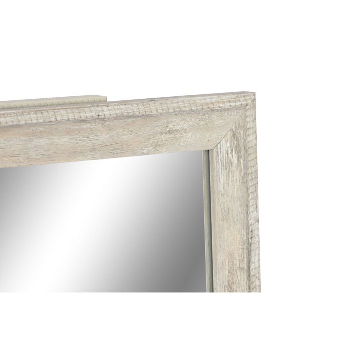 Espejo de pared Home ESPRIT Blanco Marrón Beige Gris Crema Cristal Poliestireno 66 x 2 x 92 cm (4 Unidades) 3