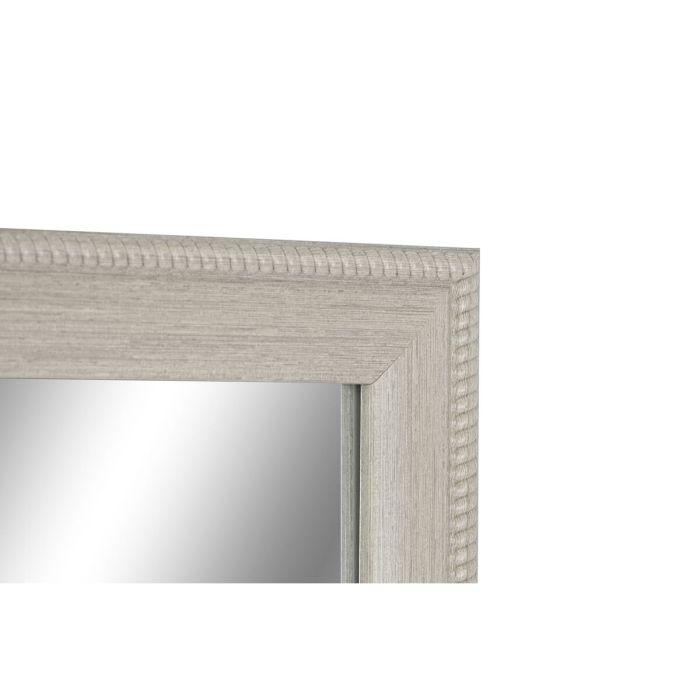Espejo de pared Home ESPRIT Blanco Marrón Beige Gris Cristal Poliestireno 36 x 2 x 125 cm (4 Unidades) 3