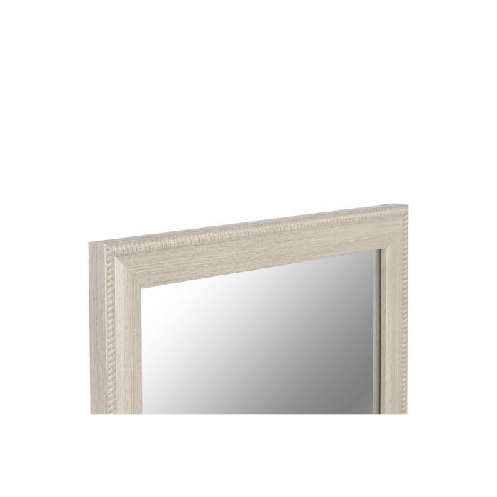 Espejo de pared Home ESPRIT Blanco Marrón Beige Gris Cristal Poliestireno 36 x 2 x 125 cm (4 Unidades) 2