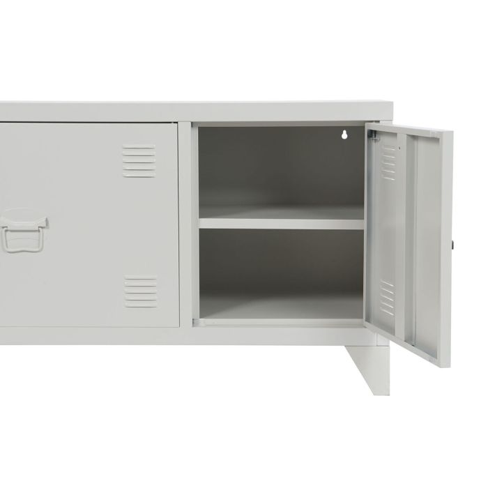Mueble de TV Home ESPRIT Blanco Metal 120 x 40 x 58 cm 7