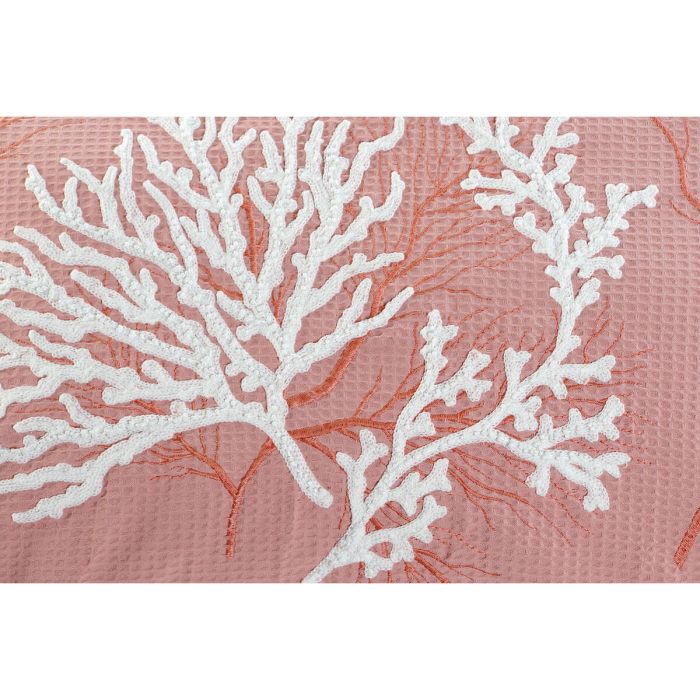 Cojín Home ESPRIT Blanco Coral Mediterráneo 60 x 10 x 35 cm 4