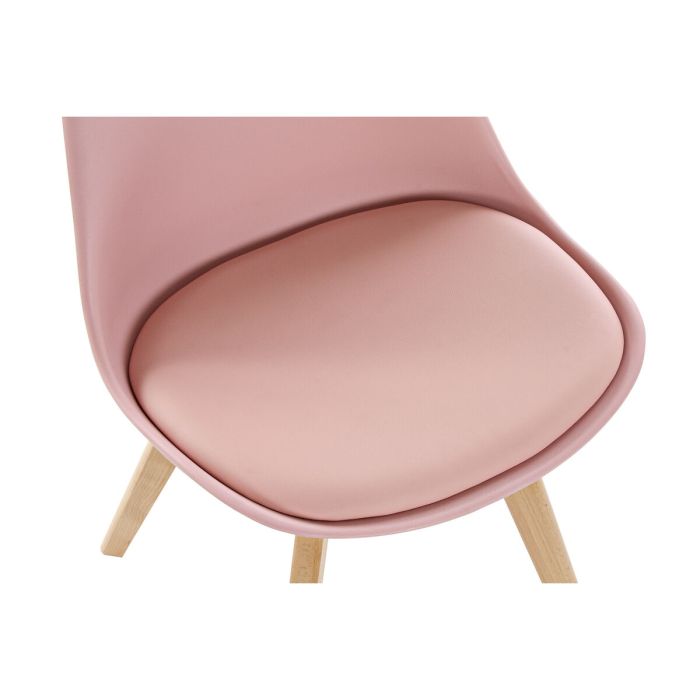 Silla Home ESPRIT Rosa Natural 48 x 55 x 82 cm 5 Silla Home ESPRIT Rosa Natural 48 x 55 x 82 cm 5