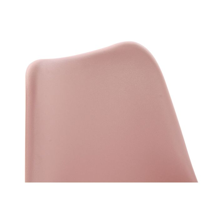 Silla Home ESPRIT Rosa Natural 48 x 55 x 82 cm 4 Silla Home ESPRIT Rosa Natural 48 x 55 x 82 cm 4