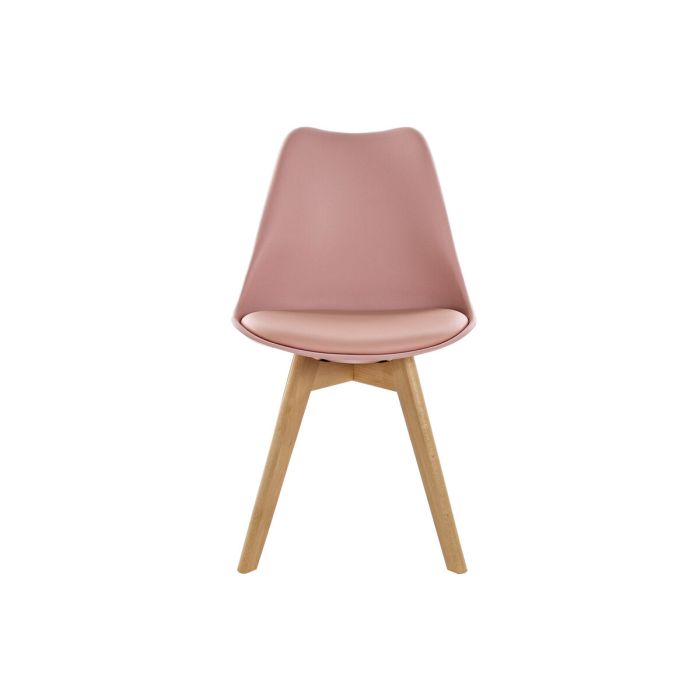 Silla Home ESPRIT Rosa Natural 48 x 55 x 82 cm 2 Silla Home ESPRIT Rosa Natural 48 x 55 x 82 cm 2