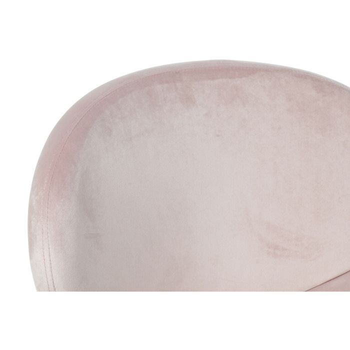 Silla de Oficina Home ESPRIT Dorado Rosa claro 63 x 57 x 73 cm 3