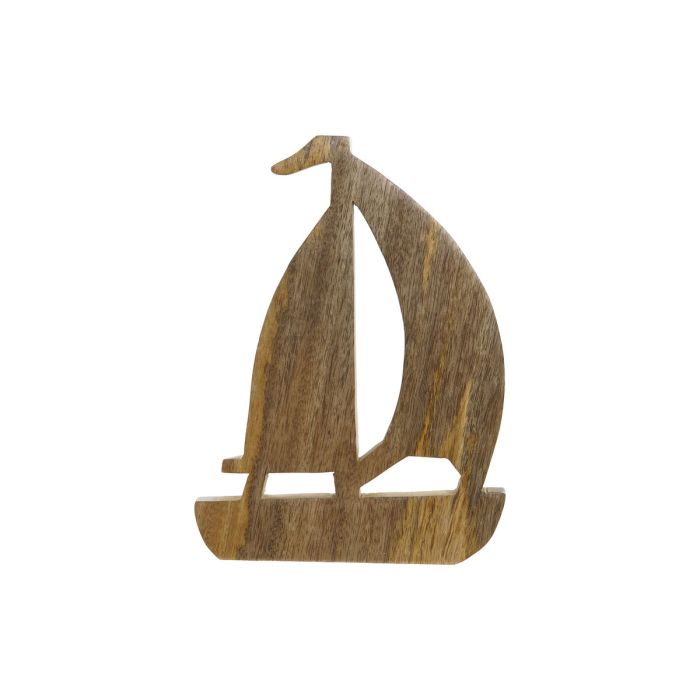 Figura Decorativa Home ESPRIT Azul Natural Mediterráneo 17 x 2,5 x 25 cm 1