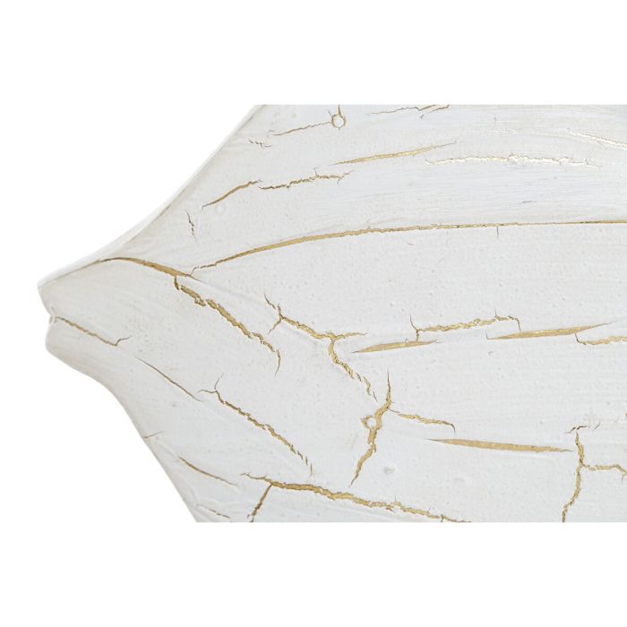 Figura Decorativa Home ESPRIT Blanco Natural Pez Mediterráneo 18 x 5 x 24 cm 2
