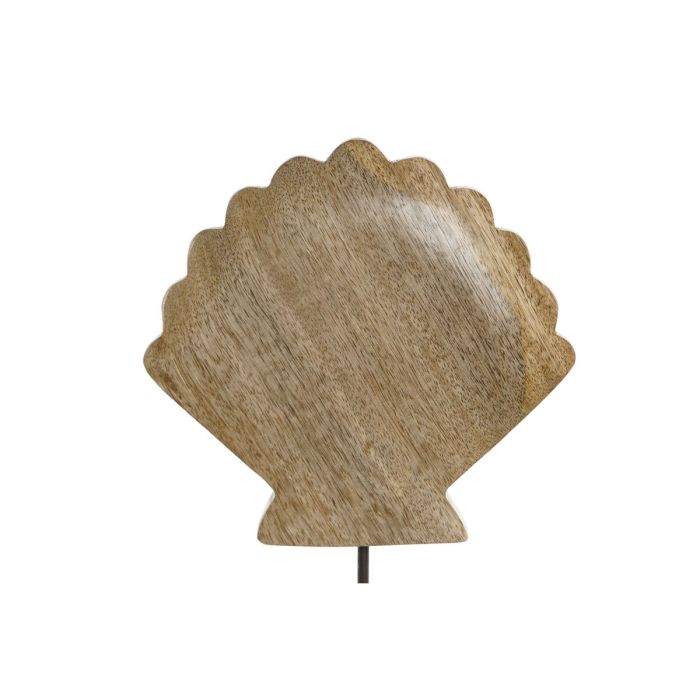 Figura Decorativa Home ESPRIT Blanco Natural Concha Mediterráneo 18 x 5 x 28 cm 1