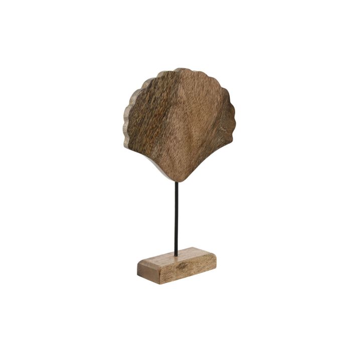 Figura Decorativa Home ESPRIT Blanco Natural Concha Mediterráneo 17 x 5 x 29 cm 1