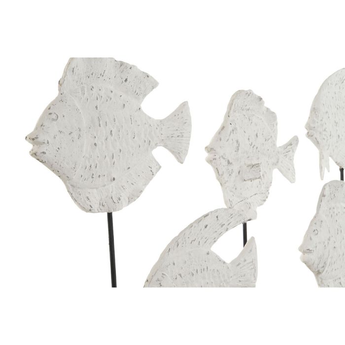 Figura Decorativa Home ESPRIT Blanco Natural Espirales Mediterráneo 51 x 7,5 x 36 cm 3