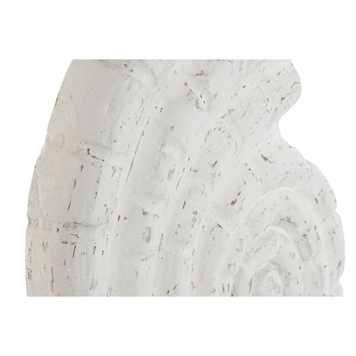 Figura Decorativa Home ESPRIT Blanco Natural Mediterráneo Caracola 26,5 x 9 x 50,5 cm 2