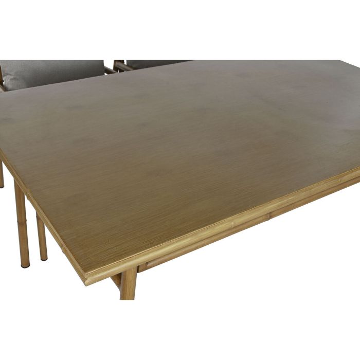 Conjunto de Mesa con 4 Sillas Home ESPRIT Aluminio 160 x 90 x 75 cm (5 Piezas) 6