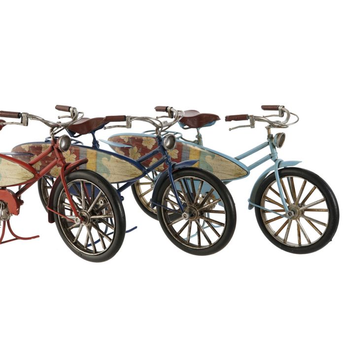 Figura Decorativa Home ESPRIT 27 x 9,5 x 14,5 cm (3 Unidades) Bicicleta 3
