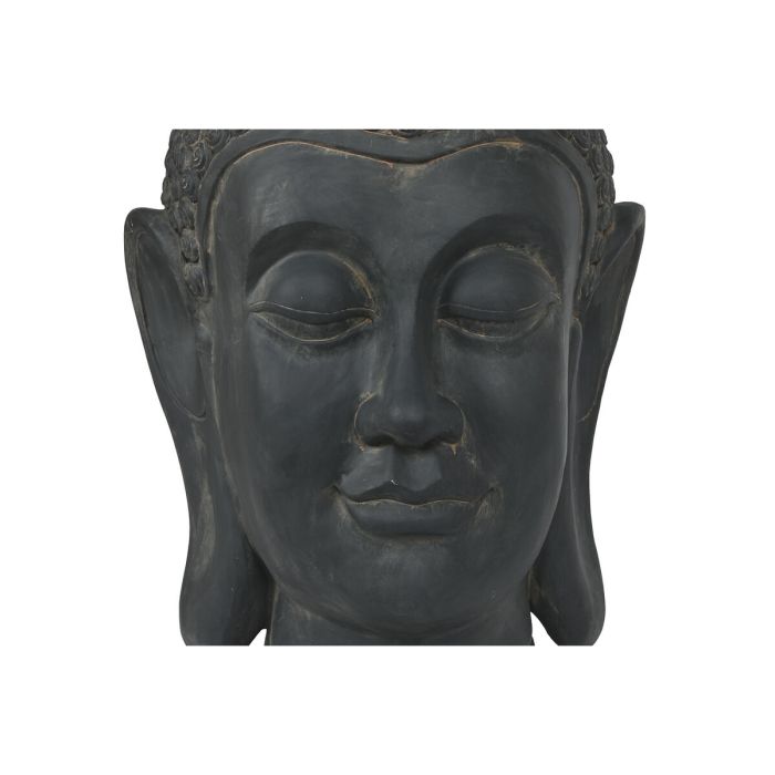 Figura Decorativa Home ESPRIT Gris oscuro Buda 56 x 55 x 112 cm 4