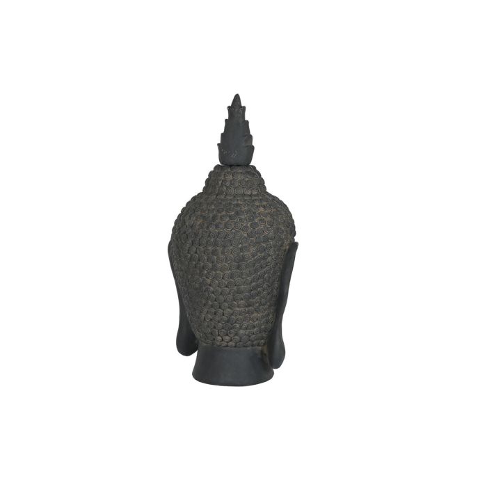 Figura Decorativa Home ESPRIT Gris oscuro Buda 56 x 55 x 112 cm 1