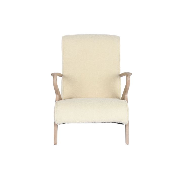 Butaca Home ESPRIT Blanco Natural 57 x 55 x 85 cm 2