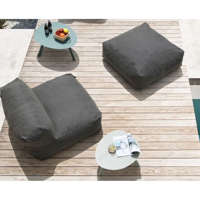 Sillón de jardín Home ESPRIT Gris 90 x 87 x 65 cm 2