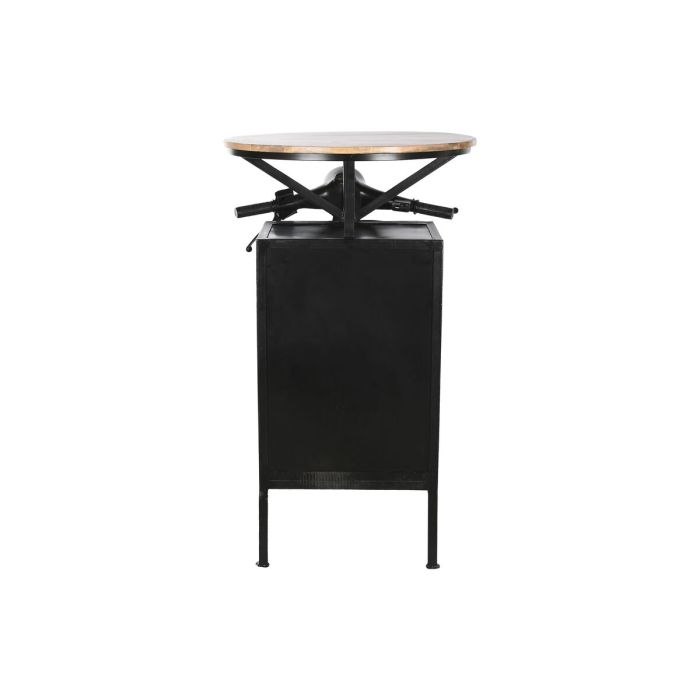 Mesa auxiliar Home ESPRIT Marrón Negro Hierro Madera de mango 116 x 72 x 110 cm 8