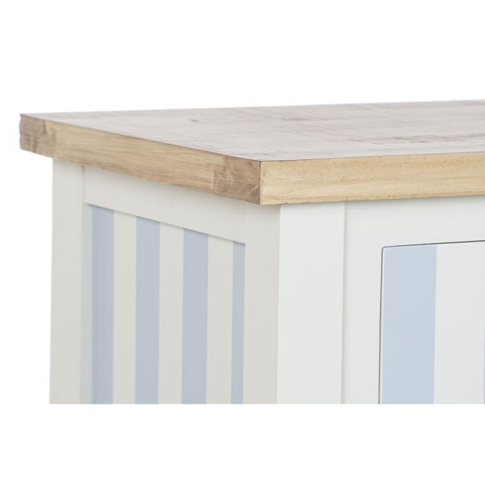 Consola Home ESPRIT Azul Blanco Madera de Paulonia 103 x 35 x 80 cm 8