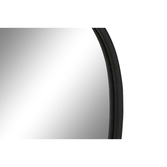 Espejo de pared Home ESPRIT Negro Metal Espejo Moderno 56 x 2,5 x 69,5 cm 2