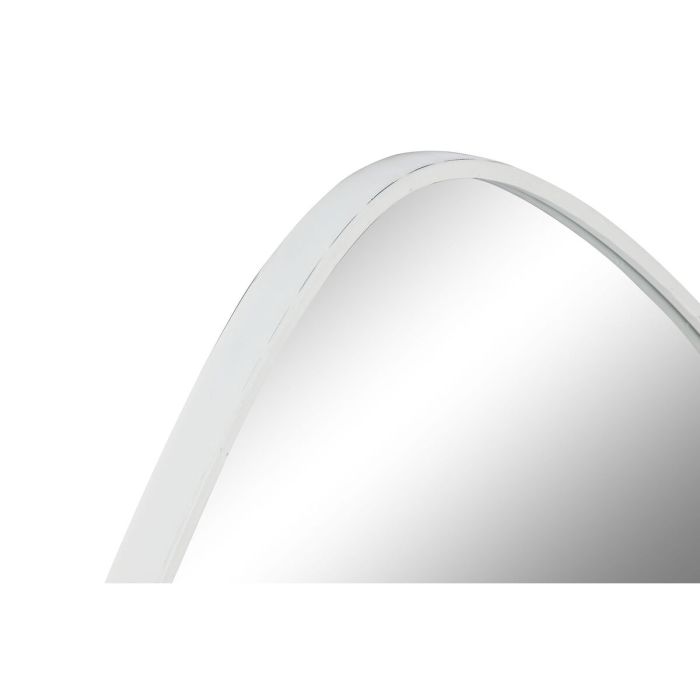 Espejo de pared Home ESPRIT Blanco Metal Espejo Moderno 56 x 2,5 x 69,5 cm 3