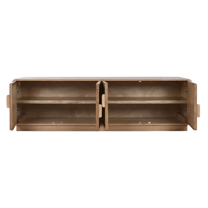 Mueble de TV Home ESPRIT Natural Ratán Roble 157 x 40 x 46 cm 7