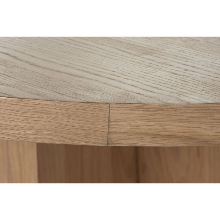 Mesa de Comedor Home ESPRIT Natural madera de roble 152 x 152 x 78 cm 3