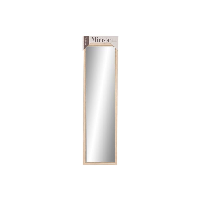 Espejo de pared Home ESPRIT Blanco Marrón Beige Gris Cristal Poliestireno 68 x 2 x 156 cm (4 Unidades) 1