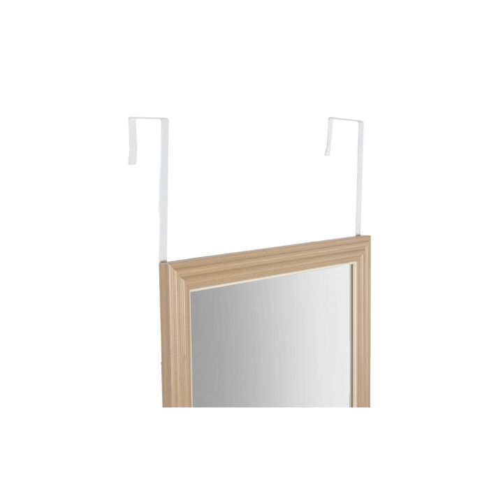 Espejo de pared Home ESPRIT Blanco Marrón Beige Gris Cristal Poliestireno 35 x 2 x 125 cm (4 Unidades) 1