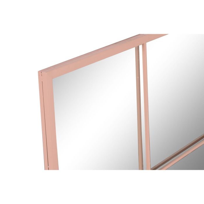 Espejo de pared Home ESPRIT Rosa claro Ventana Scandi 90 x 2 x 90 cm 3