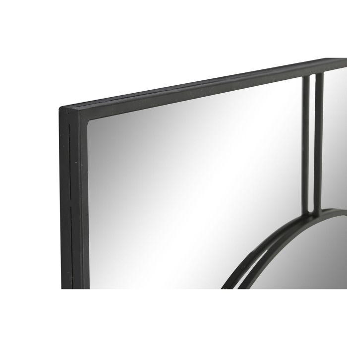 Espejo de pared Home ESPRIT Negro Cristal Hierro 90 x 2 x 180 cm 3
